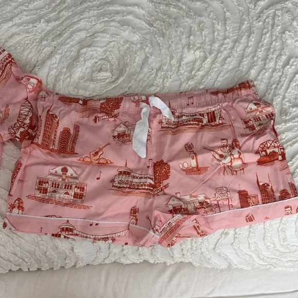 Katie Kime Nashville Toile Pajama Set - Picture 3 of 5